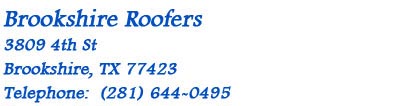 Contact Brookshire Roofers